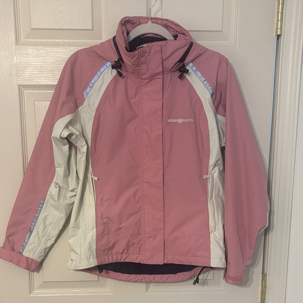 Henri Lloyd women’s sailing jacket - Raincoat in Pink and White